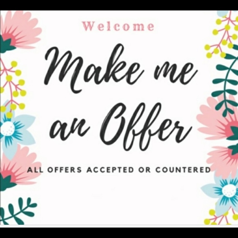 Offers welcomed! Please be reasonable- will accept or counter! Happy shopping!